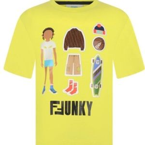 FENDI BOYS TSHIRT - LIKE COTTON JERSEY TSHIRT